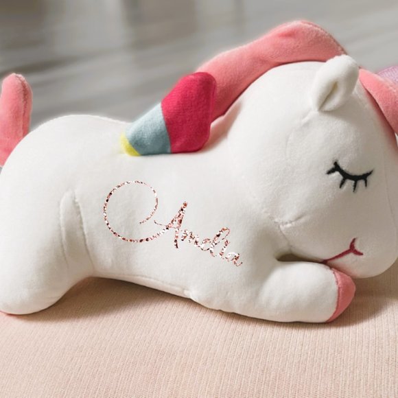 Personalized Unicorn Stuffy - Picture 1 of 5